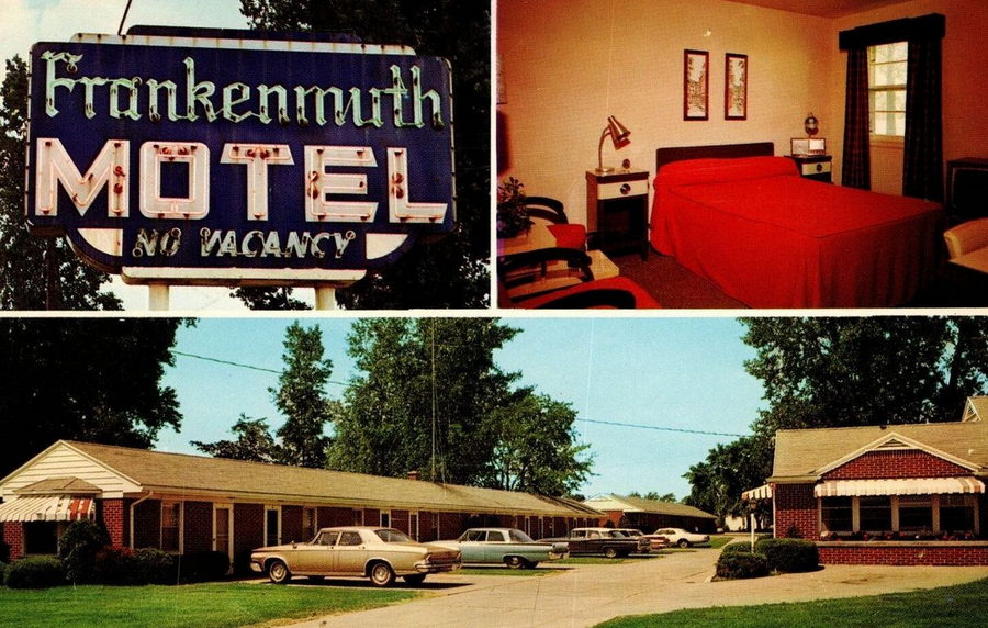 Frankenmuth Motel - Postcard